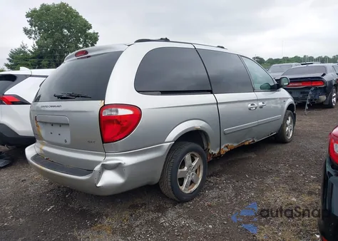 2007 Dodge Grand Caravan Sxt z USA, uszkodzony, nr VIN 2D4GP44L37R357293